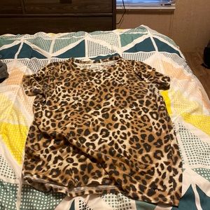 Cheetah print shirt